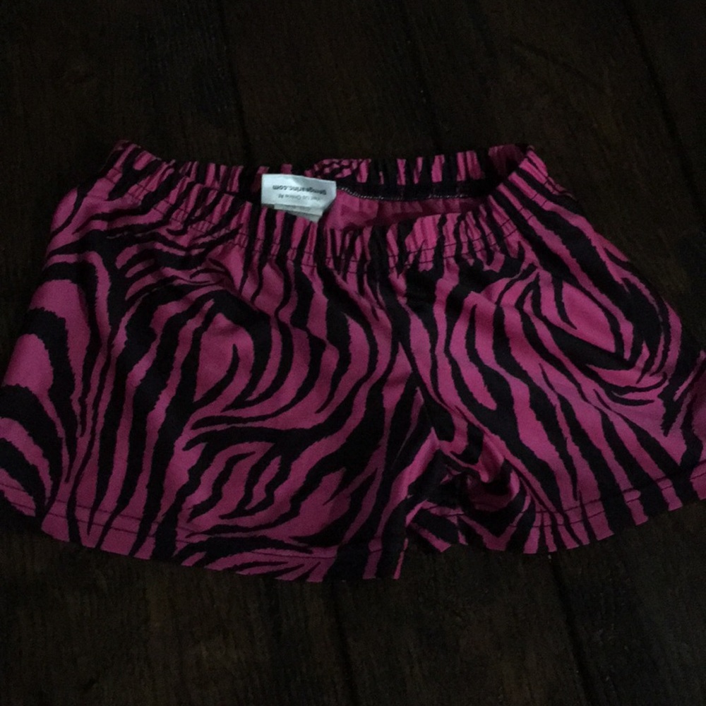 Gemgear pink and black shorts XS